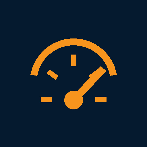 Less friction and less delay icon