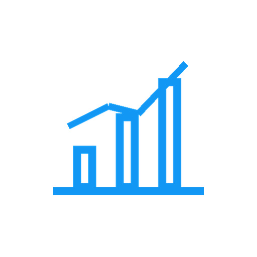 Measure insurance claim results icon